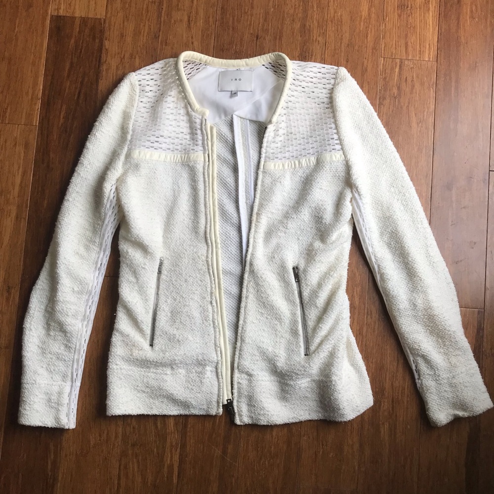 IRO white Hurley jacket